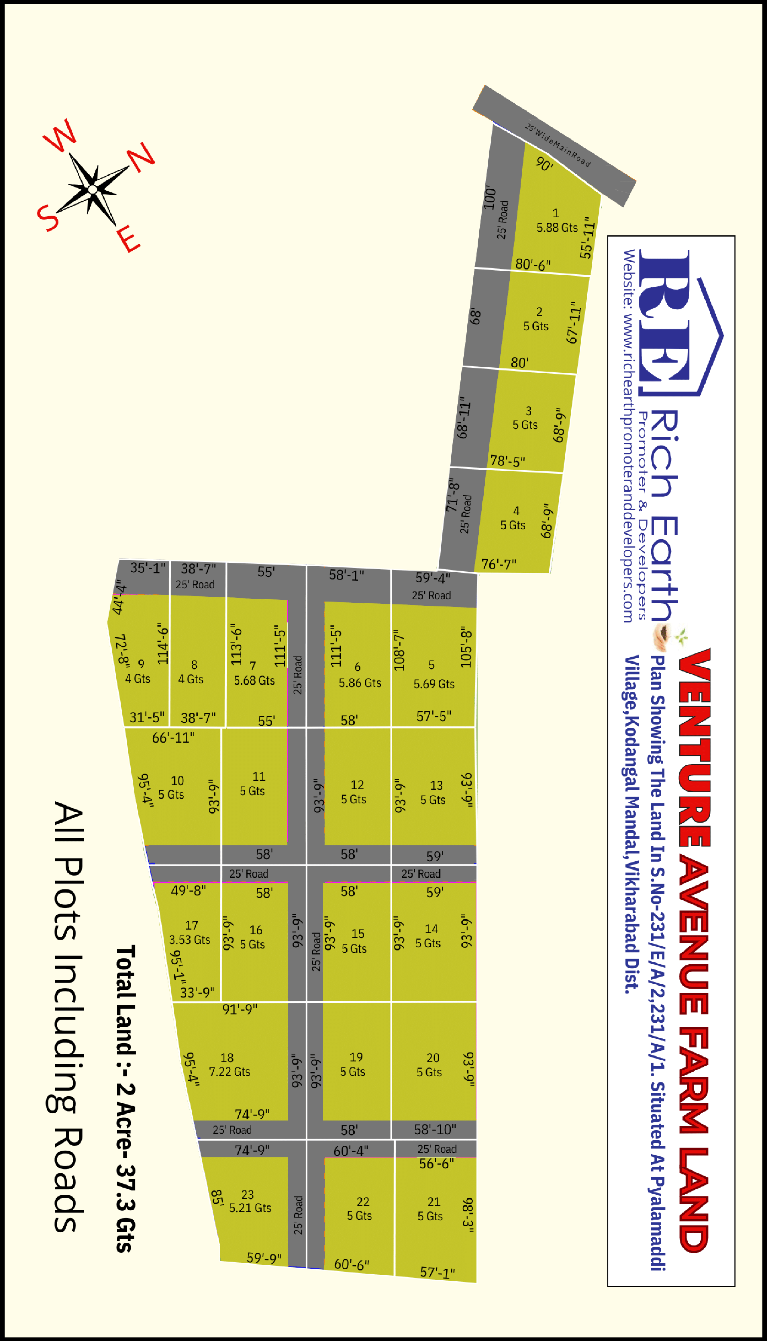 Avenue Layout.-2 Avenue Farmland
